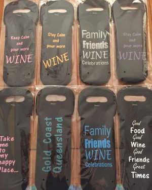 Design your own Single Wine or Champagne Bottle Carrier PERSONALIZED - Image 6