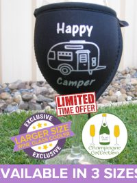 Happy Camper Glass Coolers (3 Sizes) LIMITED STOCK