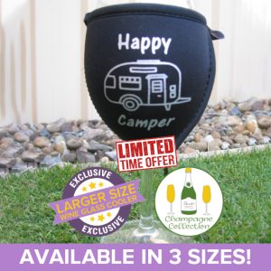 Happy Camper Glass Coolers (3 Sizes)