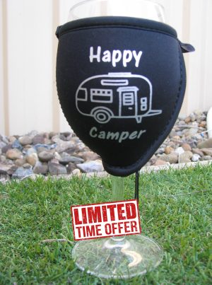 Happy Camper Glass Coolers (3 Sizes) - Image 3