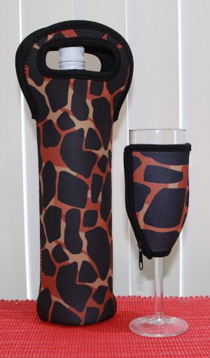 Big Giraffe - Single Bottle Carrier & Champagne Glass Cooler LIMITED STOCK - Clearance 50% off