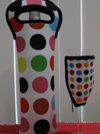 Colour Spot – Single Bottle Carrier & Champagne Glass Cooler LIMITED STOCK – Clearance 50% off