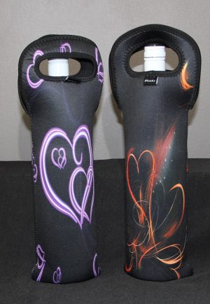 Pack of 2 Single Wine or Champagne Bottle Carriers